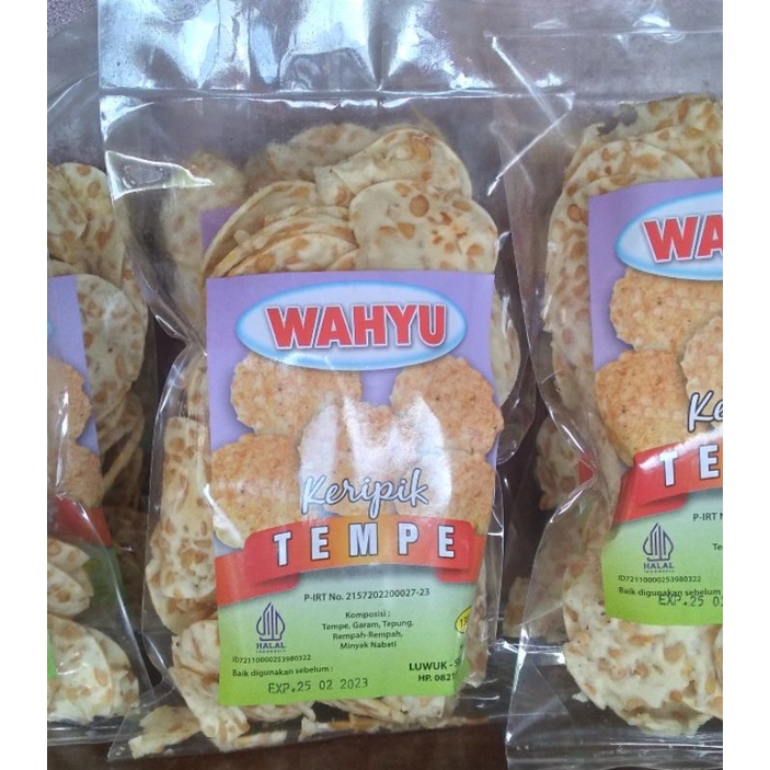 Jual Keripik Tempe Wahyu Khas Luwuk Banggai Shopee Indonesia