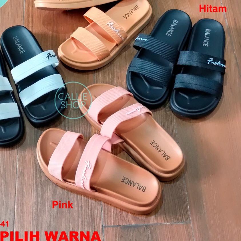 *Paling Laris* Sandal Balance 840 1 Sandal Jelly Wedges Wanita BAN2FUSHUN kwalitas oke