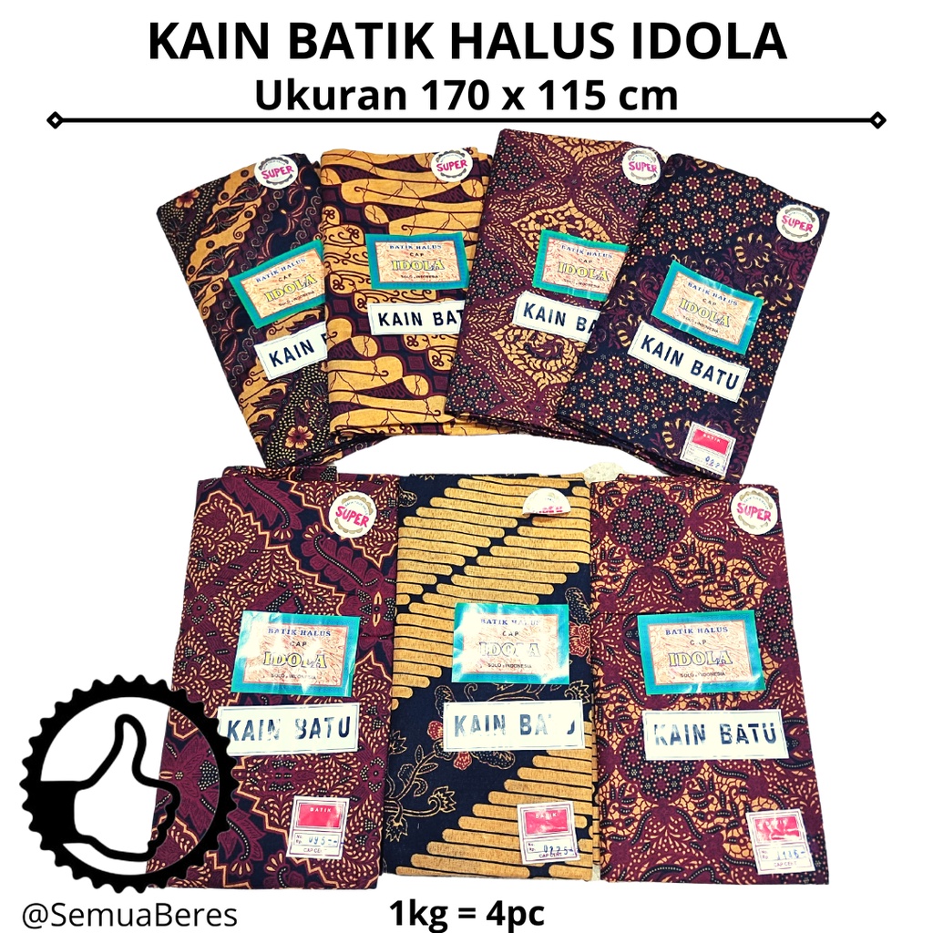 Kain Batik Halus Panjang IDOLA / Kain Batu Panjang Halus