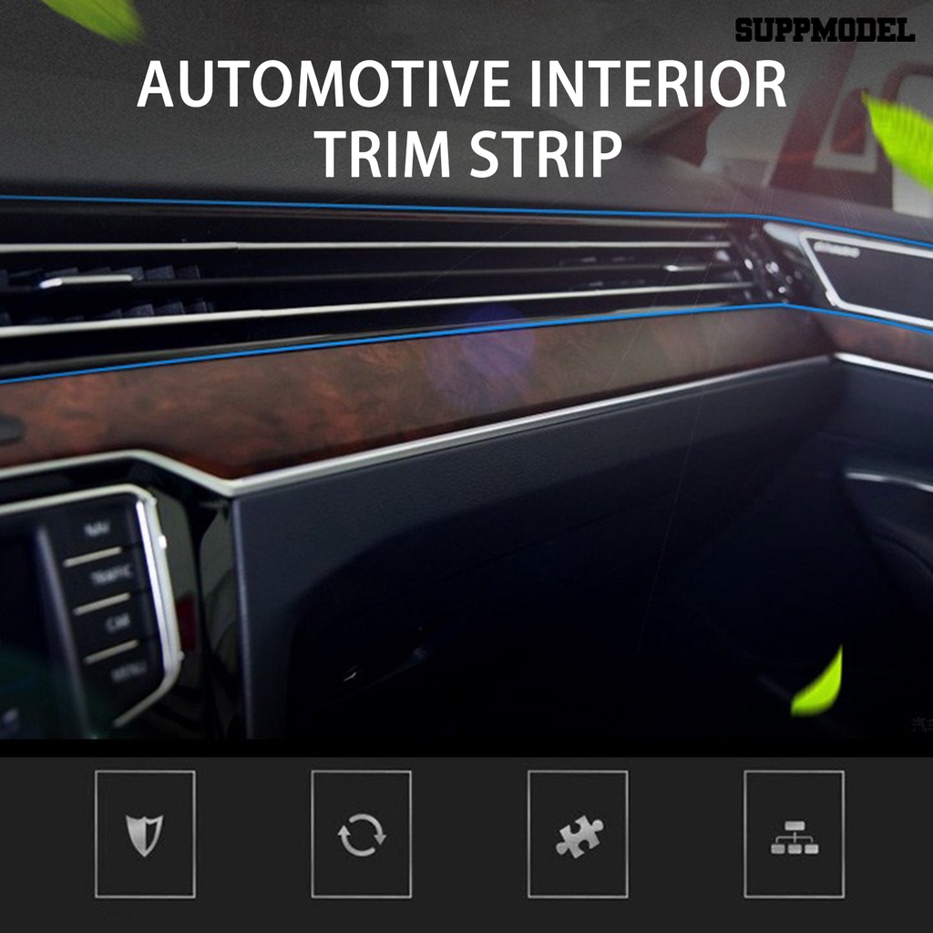 Sm - Strip Trim Anti Air Fleksibel Tahan Lama Untuk Dekorasi Interior Mobil DIY