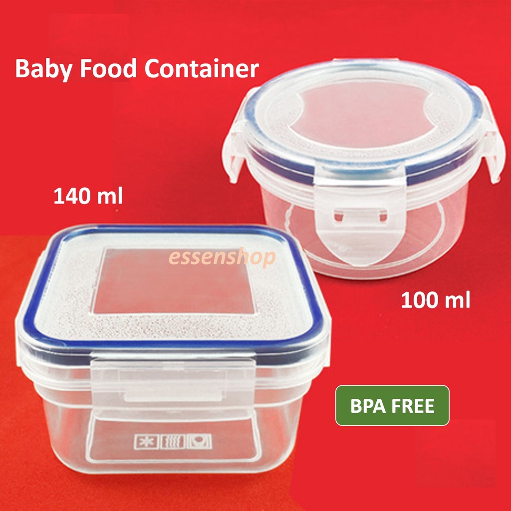 Baby food container tempat penyimpanan makan mpasi bayi 140ml 100ml