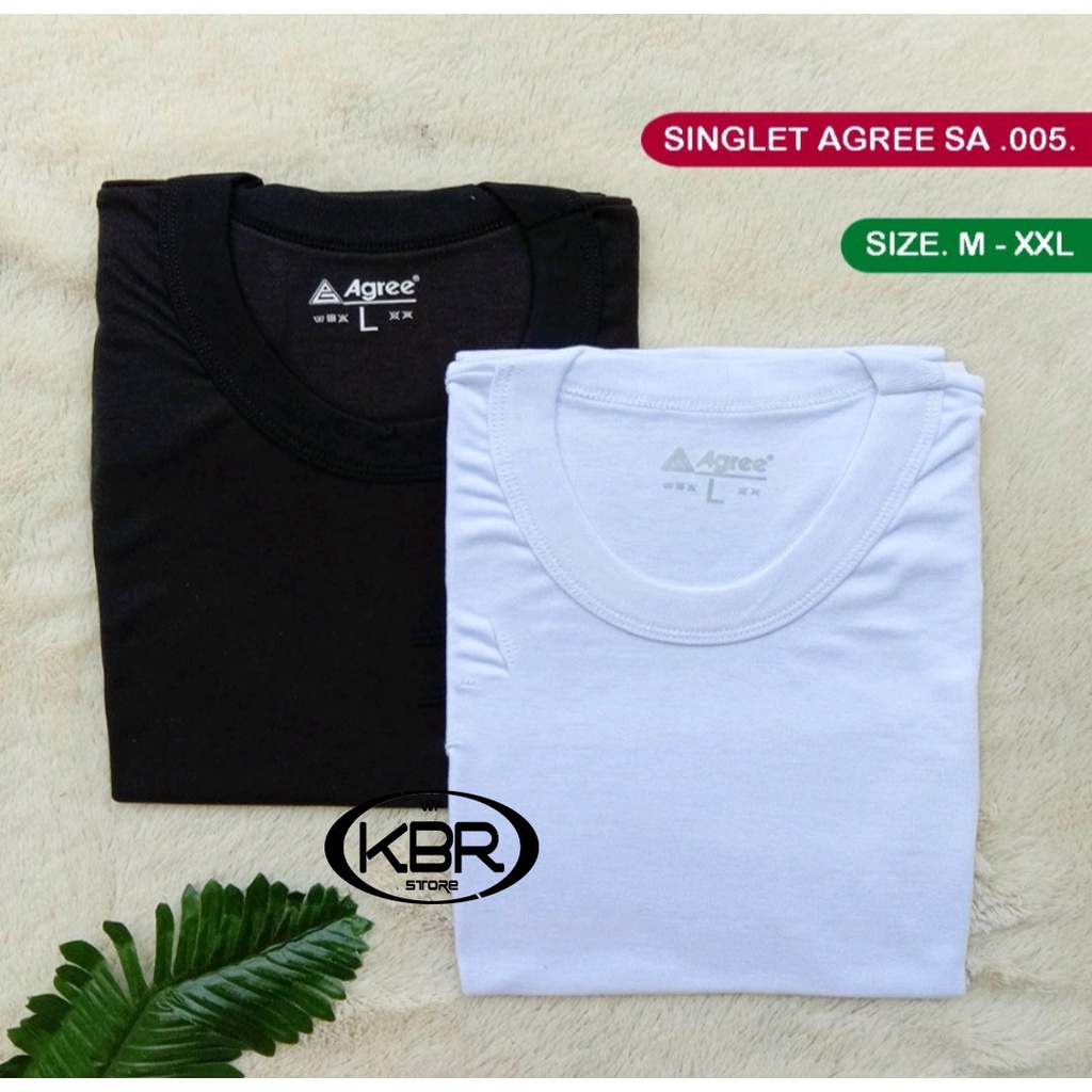 TANGTOP AGREE SA005 HIJAU SuperCool kaos dalam pria / lekbong pria / kensi agree / kbr store