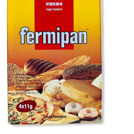 

Terlaris Today Ragi Instant Fermipan 4x11g Instant Yeast original made in France gas !!