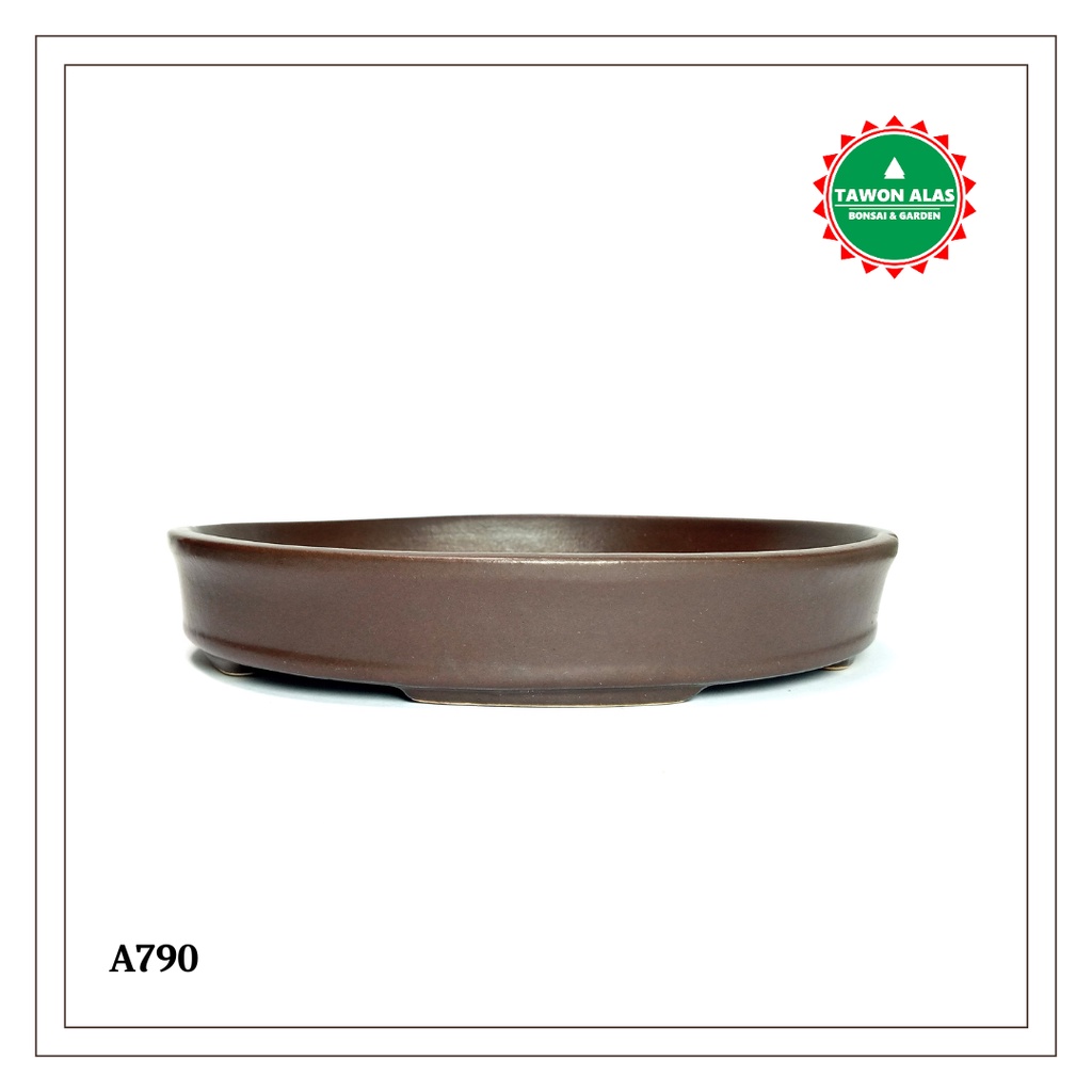 Pot Keramik Bonsai Oval Ceper
