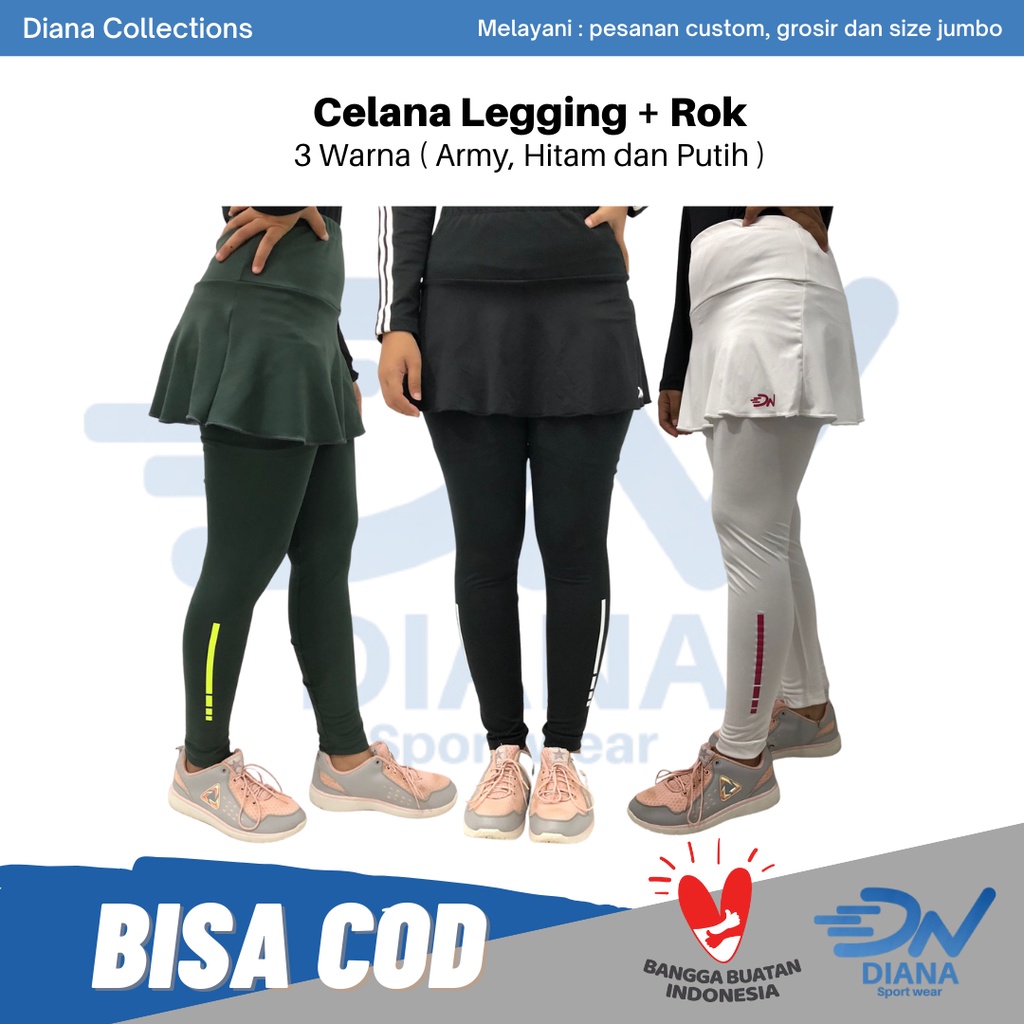 celana legging rok | celana legging rok olahraga wanita |  celana legging rok jumbo | celana legging