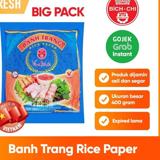 

Penawaran Terbaik--Kulit Lumpia Vietnam Rice Paper Diameter 22 cm - VINA BICH CHI BANH