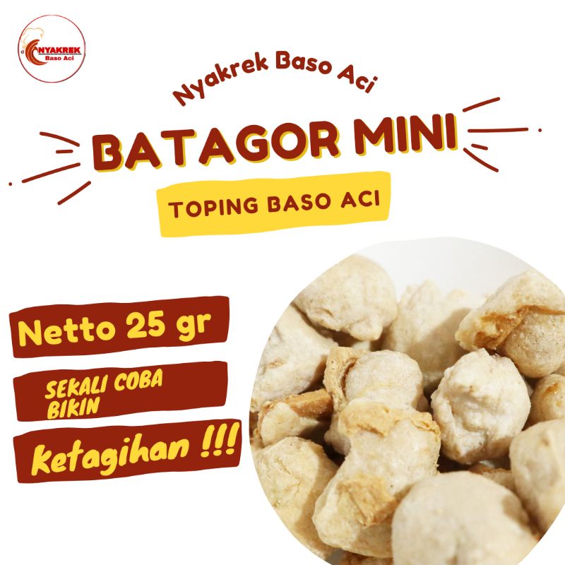 

Batagor Kering Batagor Mini Toping Baso Aci Batagor Mini