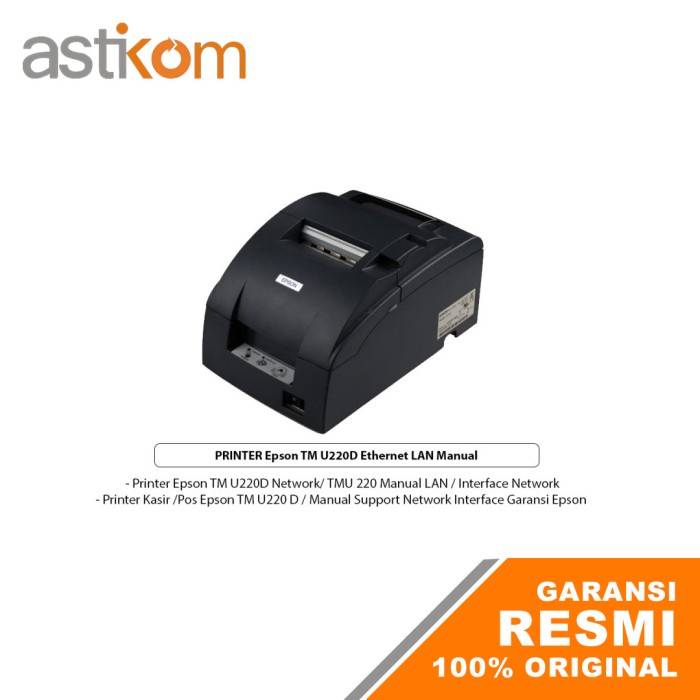Printer Epson TMU 220D-778 Ethernet Lan Manual