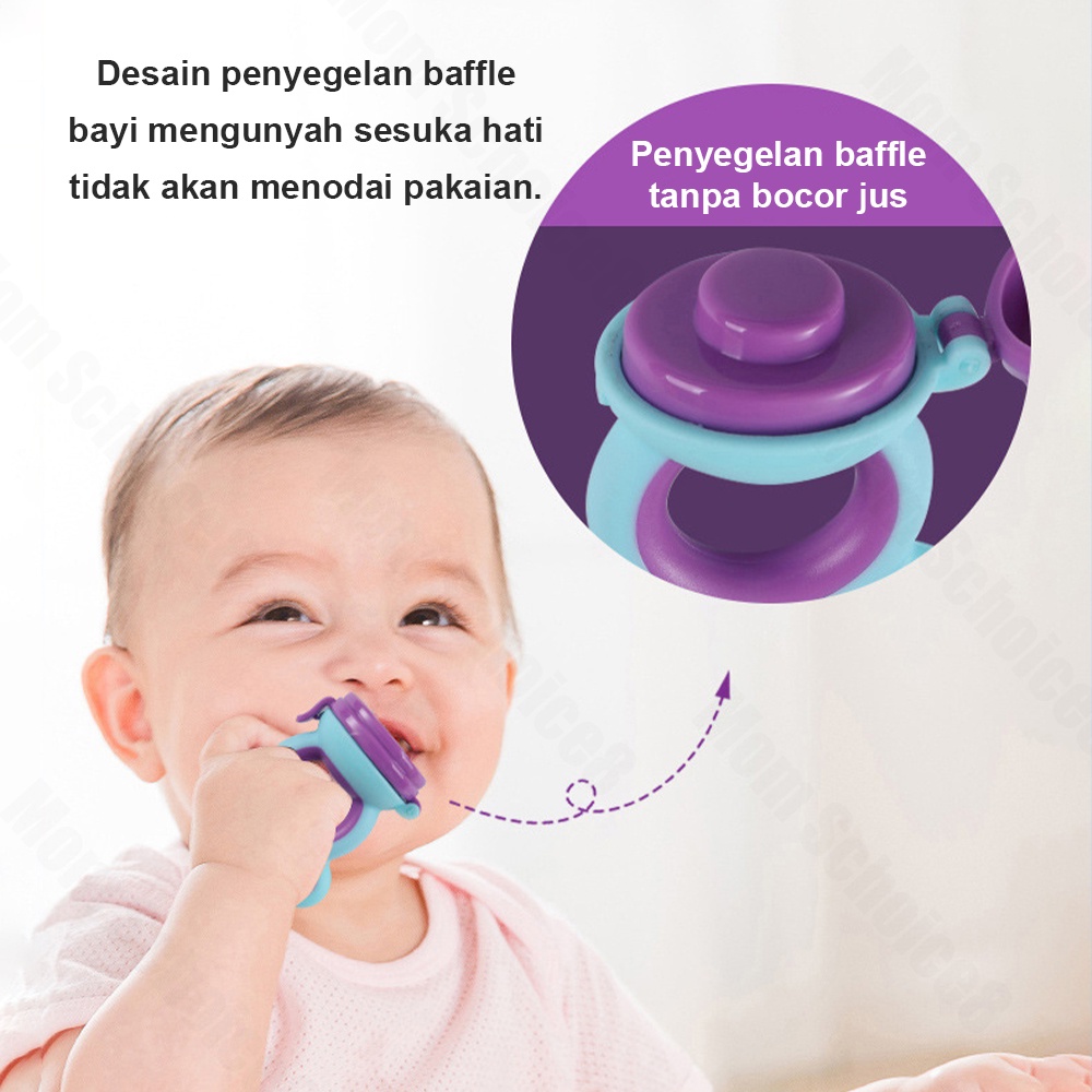 Halo Baby empeng buah bayi/dot bayi /Food Feeder Dot Buah Bayi Motif Lucu