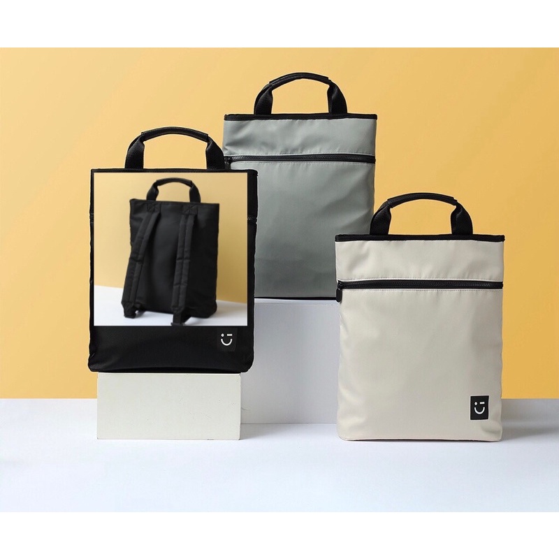 Tas Ransel Backpack Tas Laptop Tahan Air Unisex Miniso