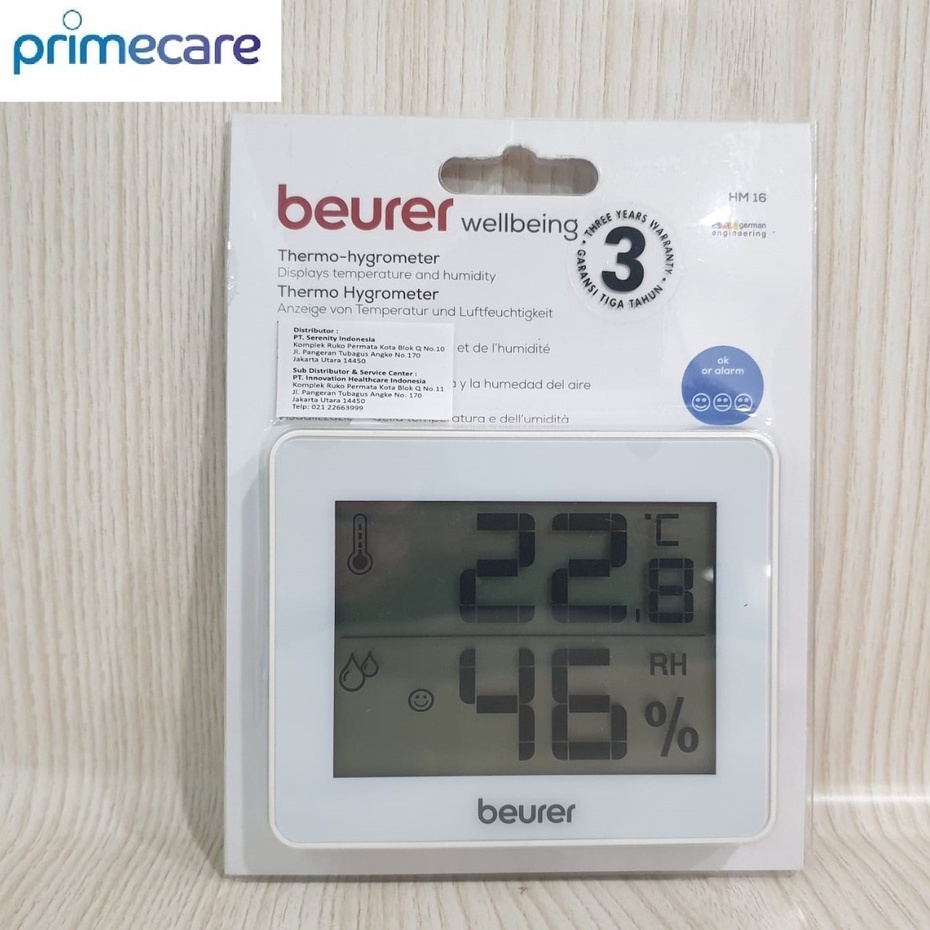 Jual Beurer Thermo Hygrometer HM 16/Termometer Ruangan Shopee Indonesia