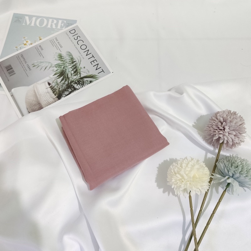 Paris Premium Voal // Paris Premium // Segi Empat Paris Polos-pink salem