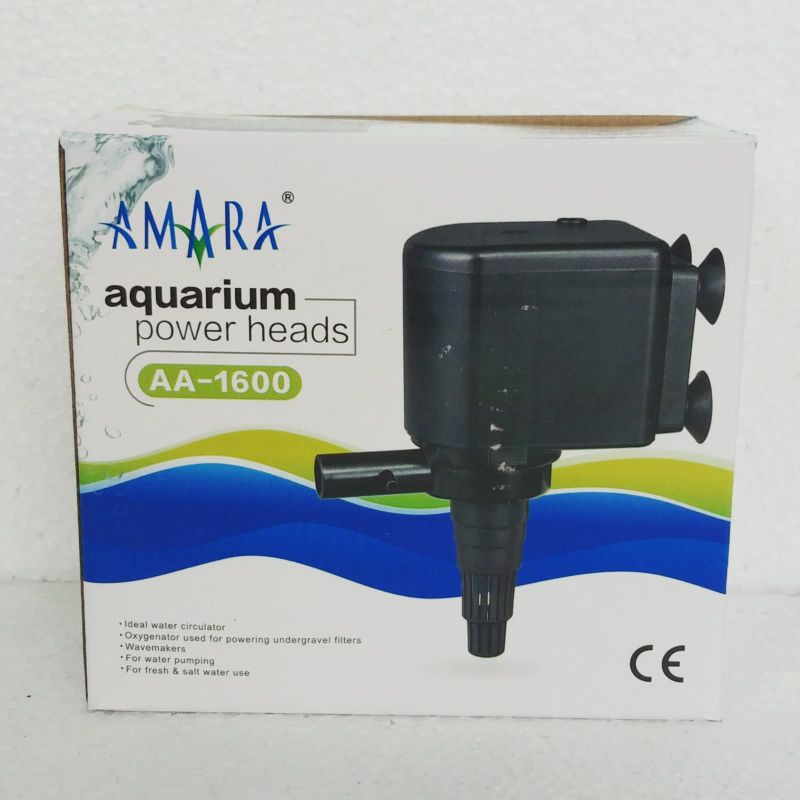 pompa mesin celup filter waterpump aquarium AMARA AA 1600 PH power head