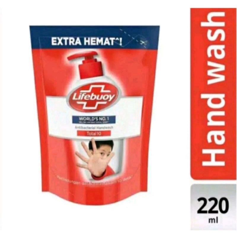 bp132- Lifebuoy Anti Bacterial Hand Wash Total 10 220 ML