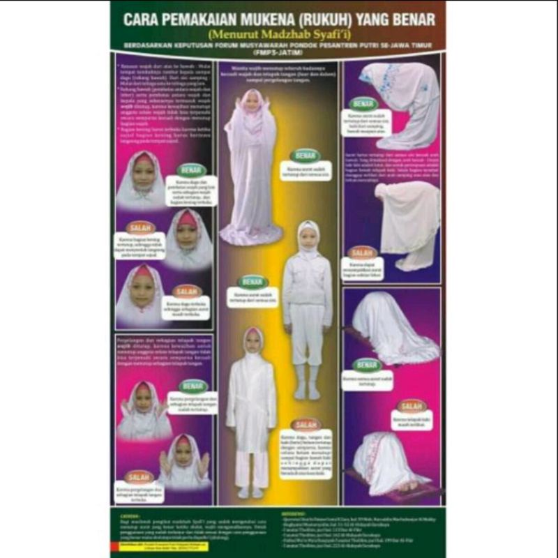 

POSTER MUKENA MADZHAB SYAFI'I PP. HIDAYATUL MUBTADIAT Lebar Besar A2 : 42 cm x 59.4 cm
