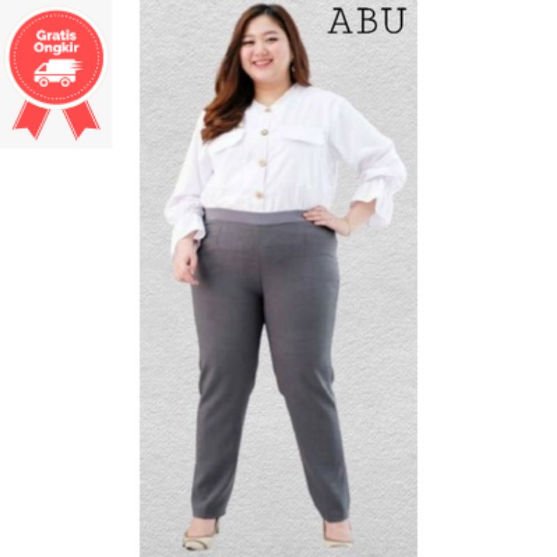 CELANA WANITA KERJA JUMBO CELANA KANTOR BIG SIZE