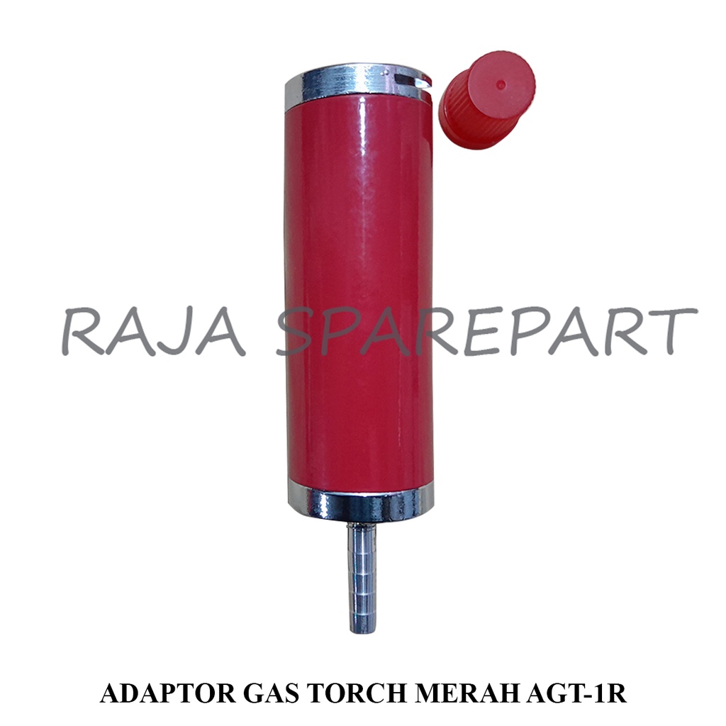 ADAPTOR GAS TORCH MERAH / SAMBUNGAN GAS TORCH KE ELPIGI AGT-1R (BELUM TERMASUK KEPALA LAS)