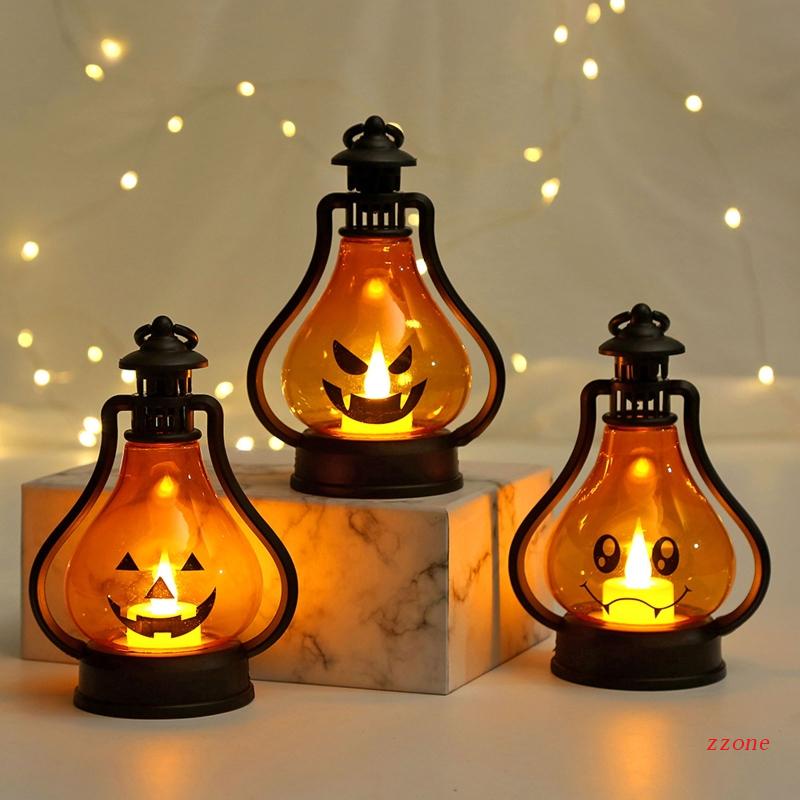 zzz Halloween Led  Light Kids Toys Vintage Castle Pumpkin Ghost Portable LED