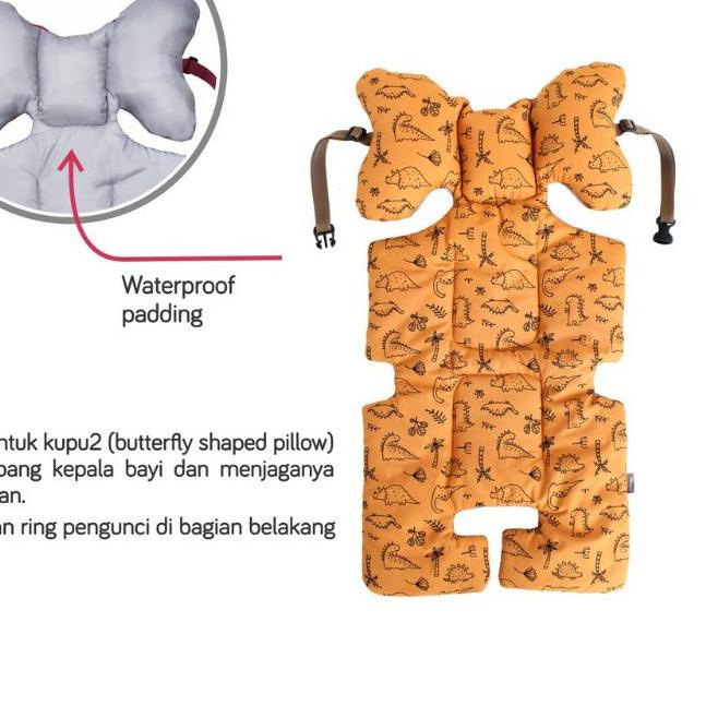 BISA COD ✔️[TERMURAH] ALAS STROLLER BABY UNIVERSAL - ALAS CAR SEAT - SEAT PADDING BAYI DIALOGUE, MOR