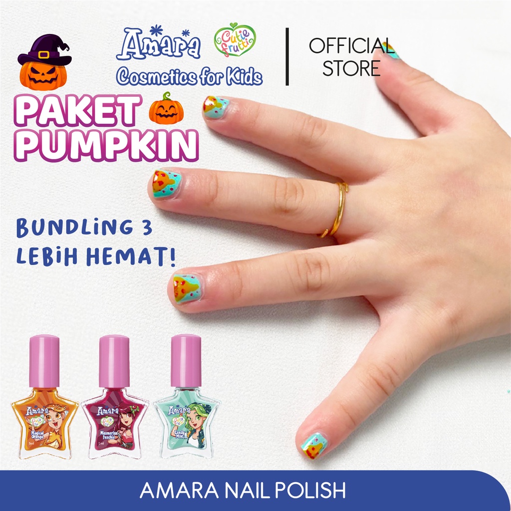 Jual [Lebih Murah] Amara Nail Polish / Kutek anak BPOM / Nail Art / Cat