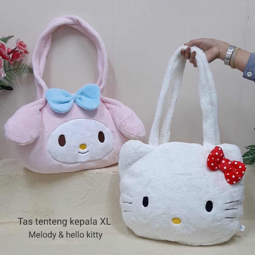 Tas Tenteng Tote Bag Melody Cinamonroll Kirby Doraemon Kuromi Size Xl/Tas Sandang Wanita Handbag