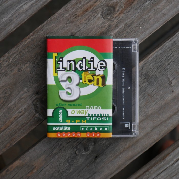 Kaset Pita Kompilasi Indie Ten 3
