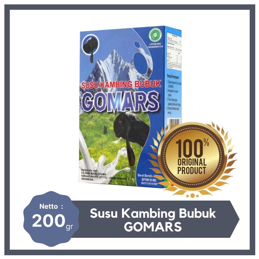 

GOMARS SUSU KAMBING ETAWA ETTAWA BUBUK 200GR