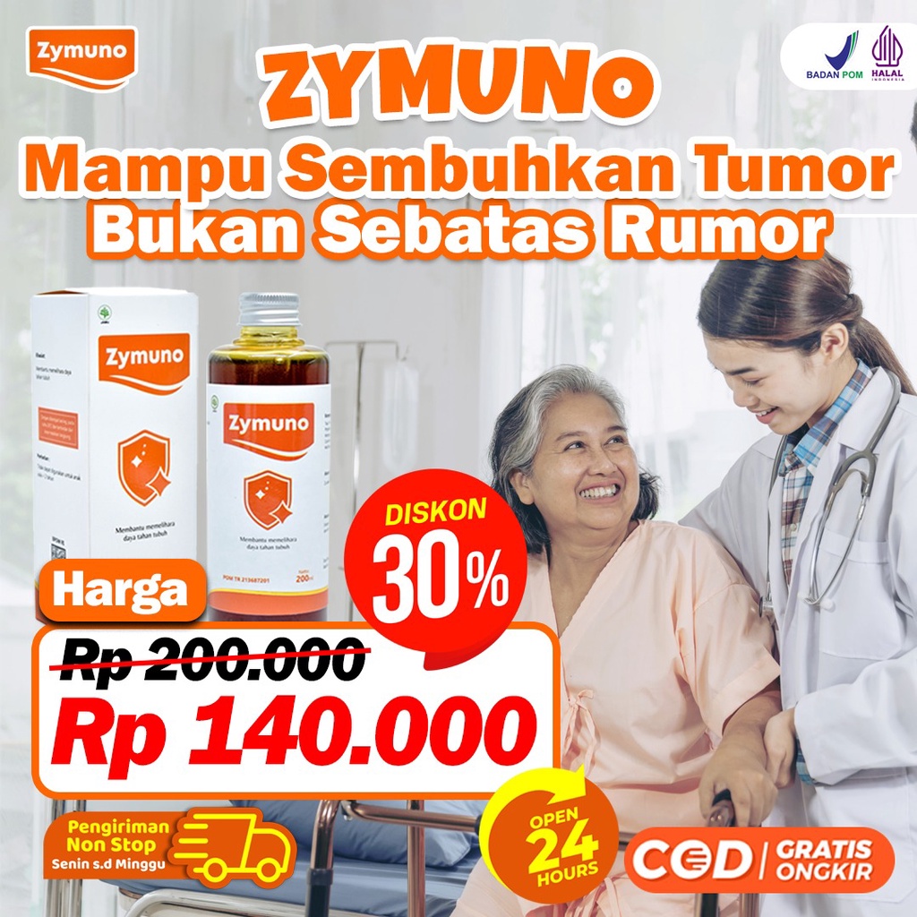 Zymuno Paket 3 Botol – Vitamin Herbal Cegah Flu Demam Batuk Tingkatkan Daya Tahan Tubuh Imun Masalah Pencernaan Jaga Kesehatan Tubuh Bantu Percepat Penyembuhan Penyakit