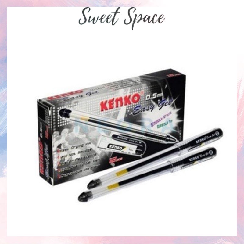 PULPEN KENKO EASY GEL 0.5 PEN TINTA PER 1 PCS [SWEETSPACE]