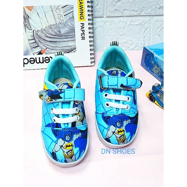 Sneakers Anak Sepatu Anak laki laki Karakter Batman Biru