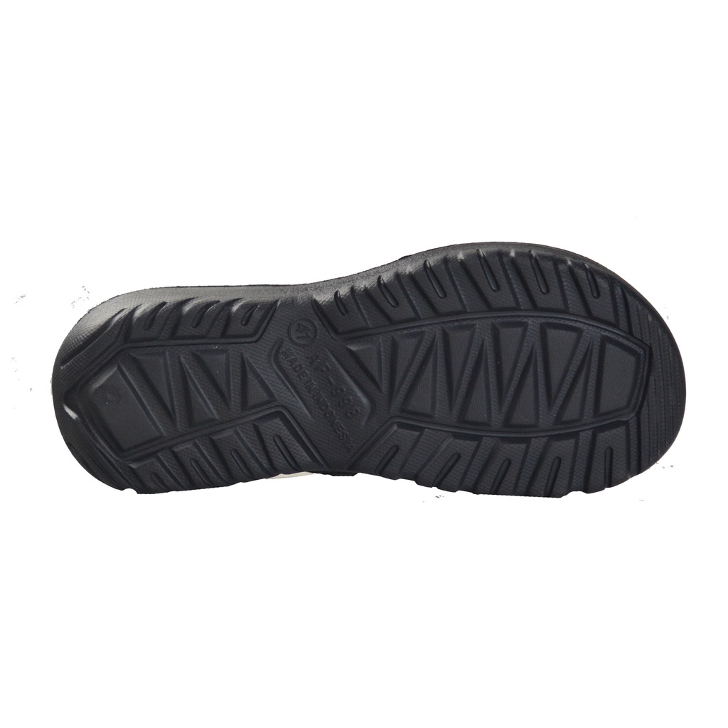 Sandal Gunung Pria Hitam Asfer EVA Spon Karet Size 38-43