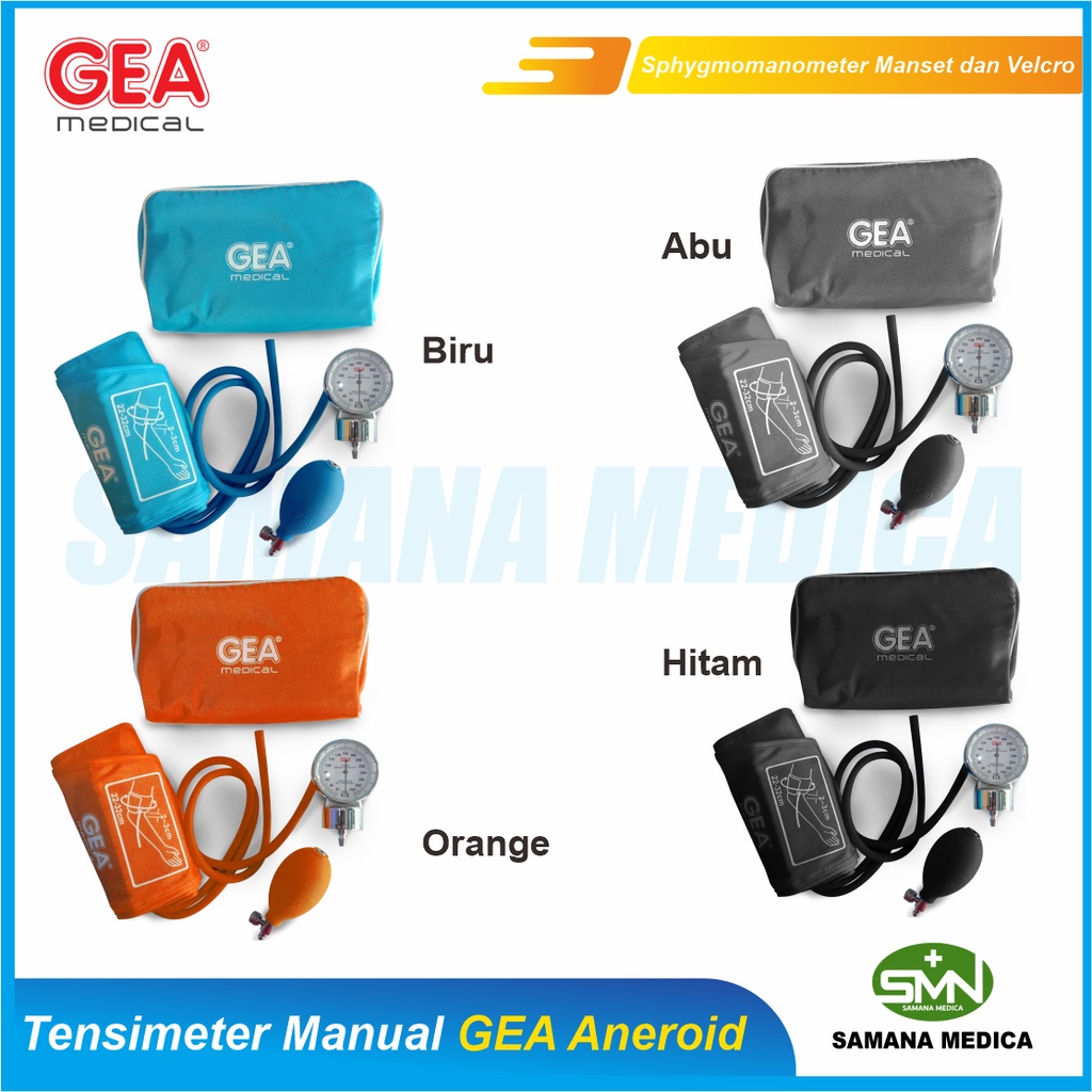 Tensimeter Manual GEA DELUXE Aneroid Alat cek Tekanan Darah MURAH  MC-20(-50) Promo Murah