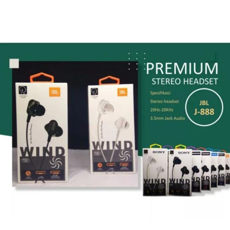 Headset JBL series WIND Stereo High quality