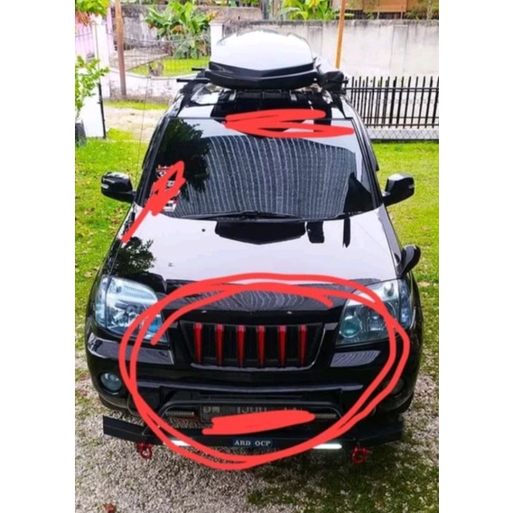 grill apolo nissan x trail t30 2003 2005