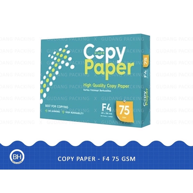 

(J&T JNE SICEPAT) Kertas F4 Copy paper 70gr