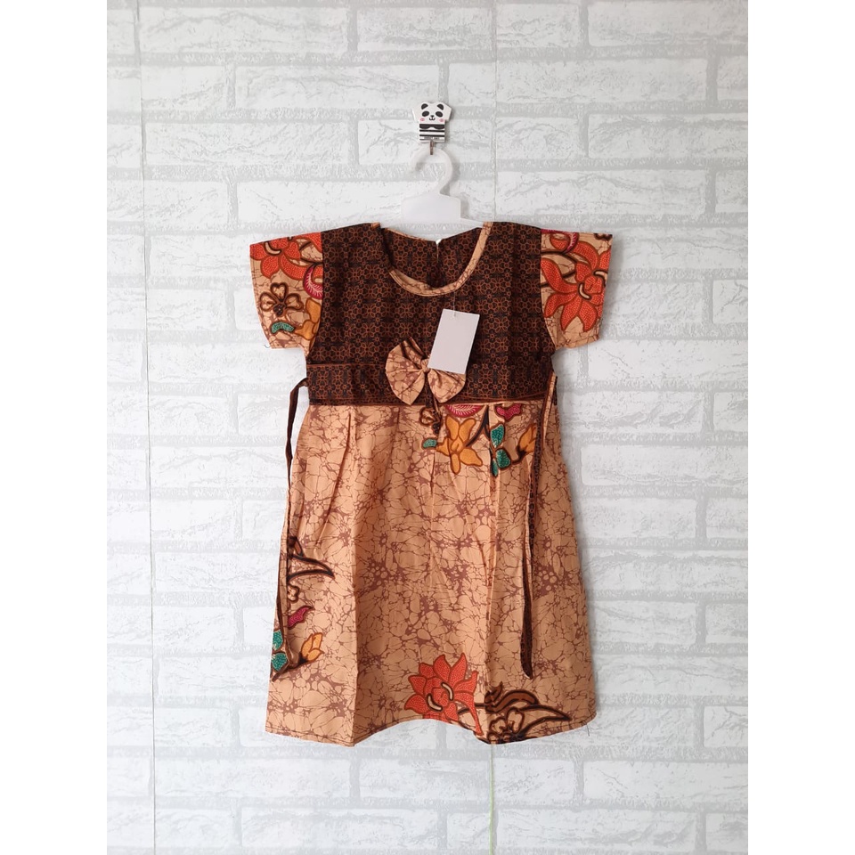 Dress batik anak size L