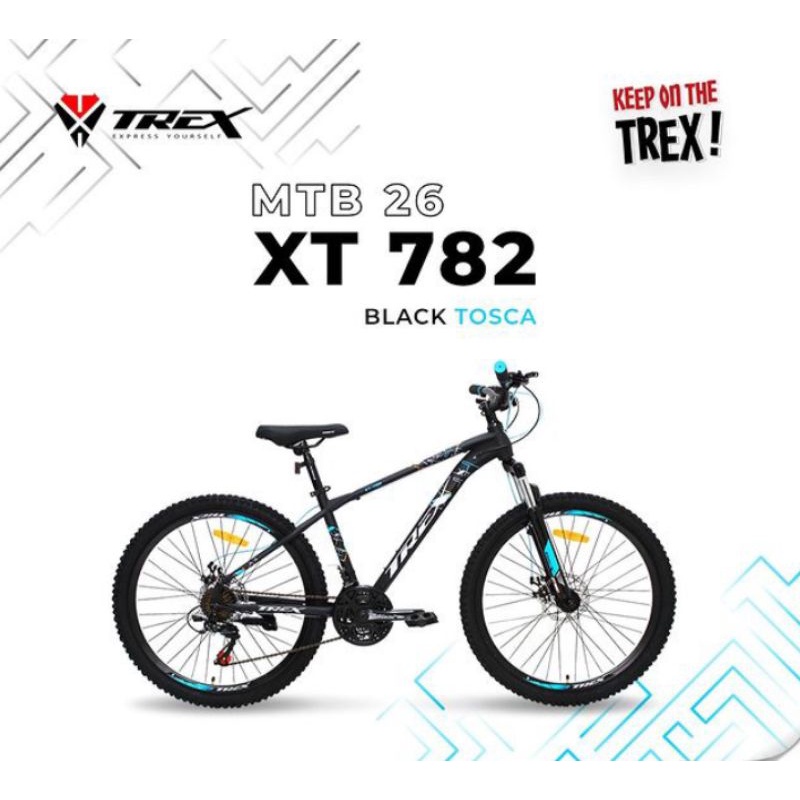 Sepeda MTB 26 Trex 782 Inner Cable 21Speeds  New