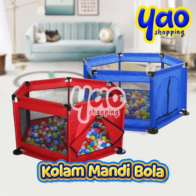 Kolam Mandi Bola Anak Biru Merah Kolam Mandi Anak Murah