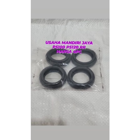 KARET TUTUP ABU BELAKANG PS100 PS120 HARGA 4PC HITAM