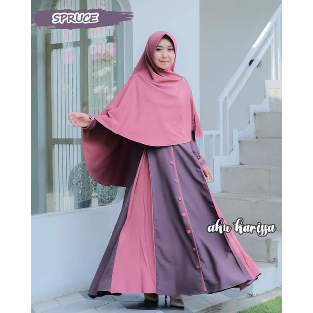 Gamis Syafina Syari // Gamis syari // by Aku Karissa