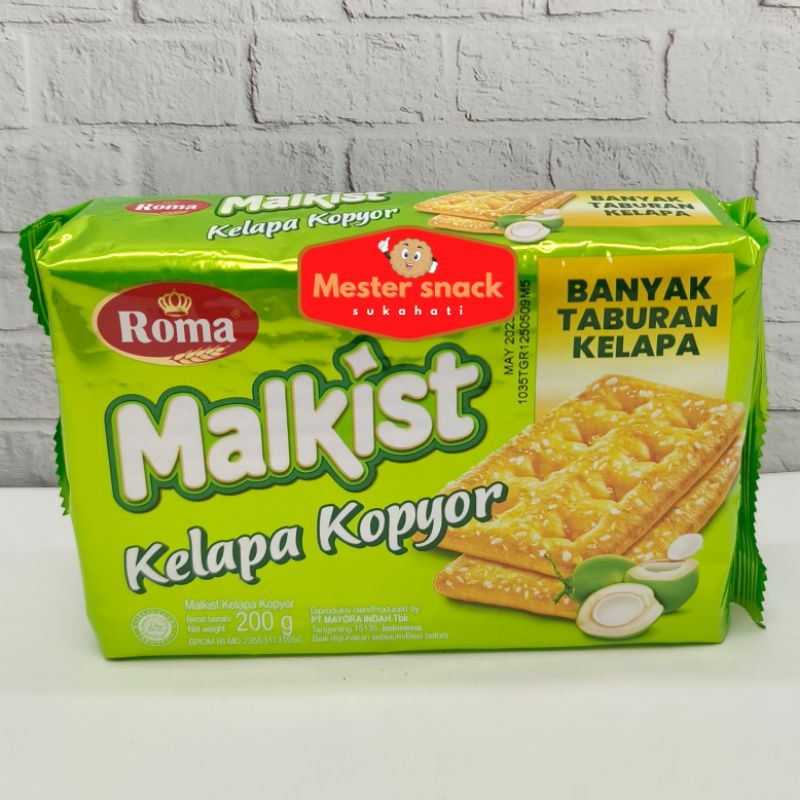 Roma Malkist Kelapa Kopyor 252 gram (per pcs)