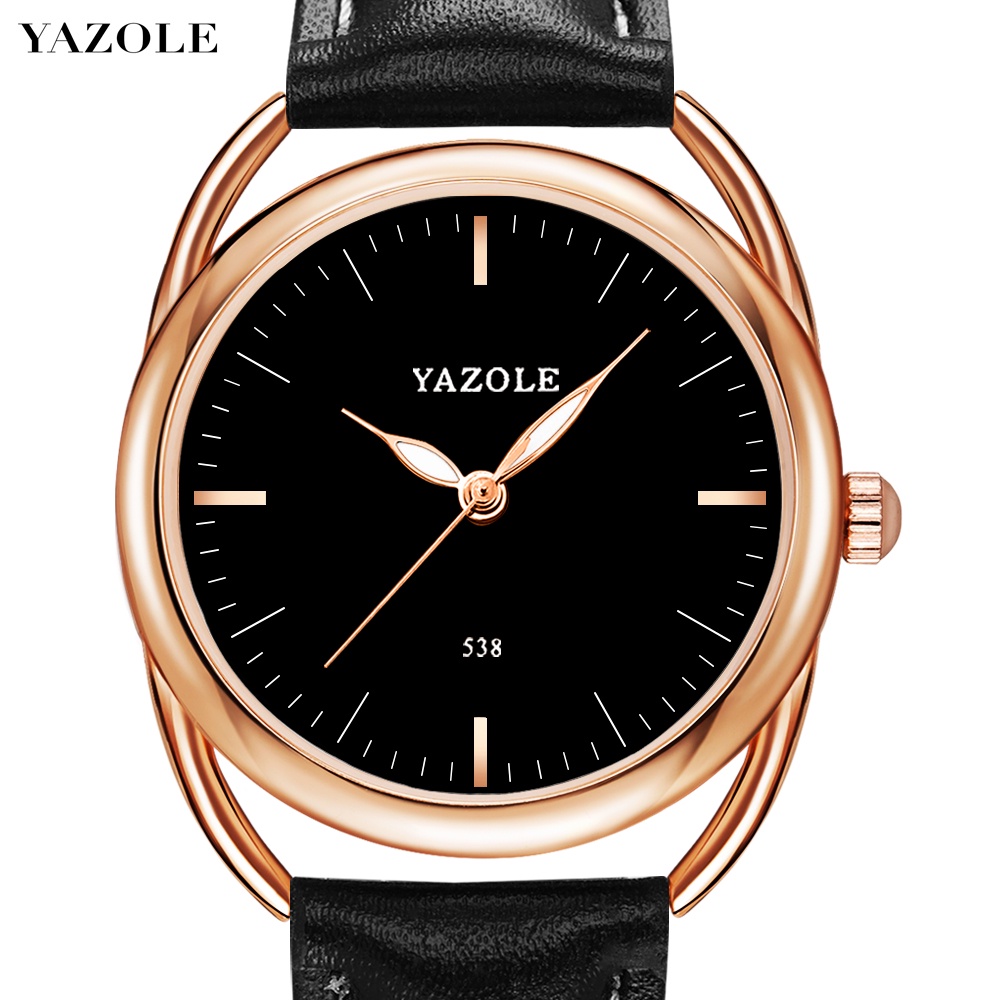 Jam Tangan Wanita Terbaru 2022 Anti Air Strap Kulit Stylish Casual Business 100% ORIGINAL Import Yazole RG 22