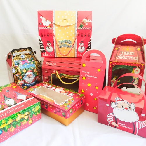 

Box Kue Kering 2 toples dan 3 toples 500gr edisi Natal 2022/ Kardus Hampers NATAL