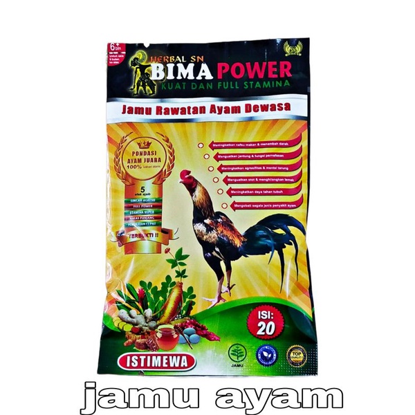 Jamu Ayam BIMA POWER KUAT & FULL STAMINA