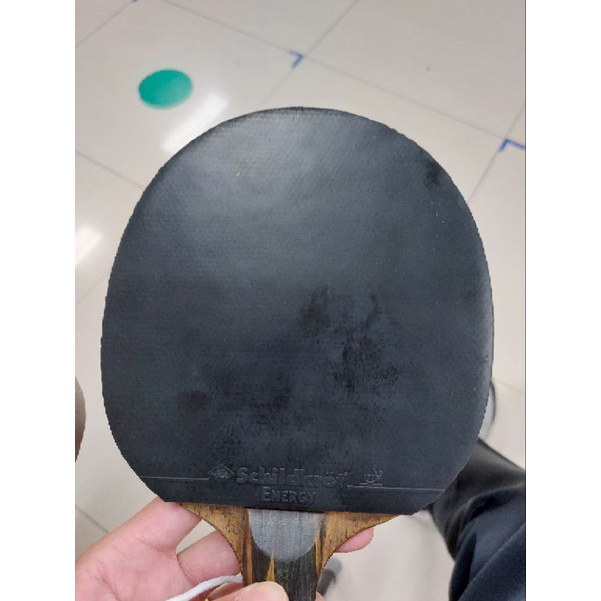 Karet Bekas Schildkrot energy by Donic (Isi 1 Lembar Karet Warna Hitam)