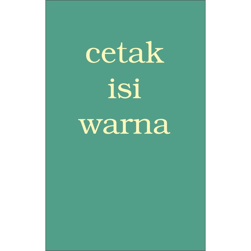 

CETAK ISI WARNA Cetak buku A5 B5 A4 HVS PRINT MURAH