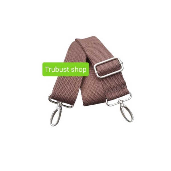 bag strap cotton tali tas selendang selempang katun lebar 3.8cm kait besi termurah