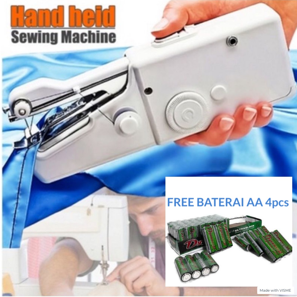 COD ✅ Handy Stitch Mesin Jahit Genggam Tangan mini Electrik HandyStitch Portable Sewing Hand