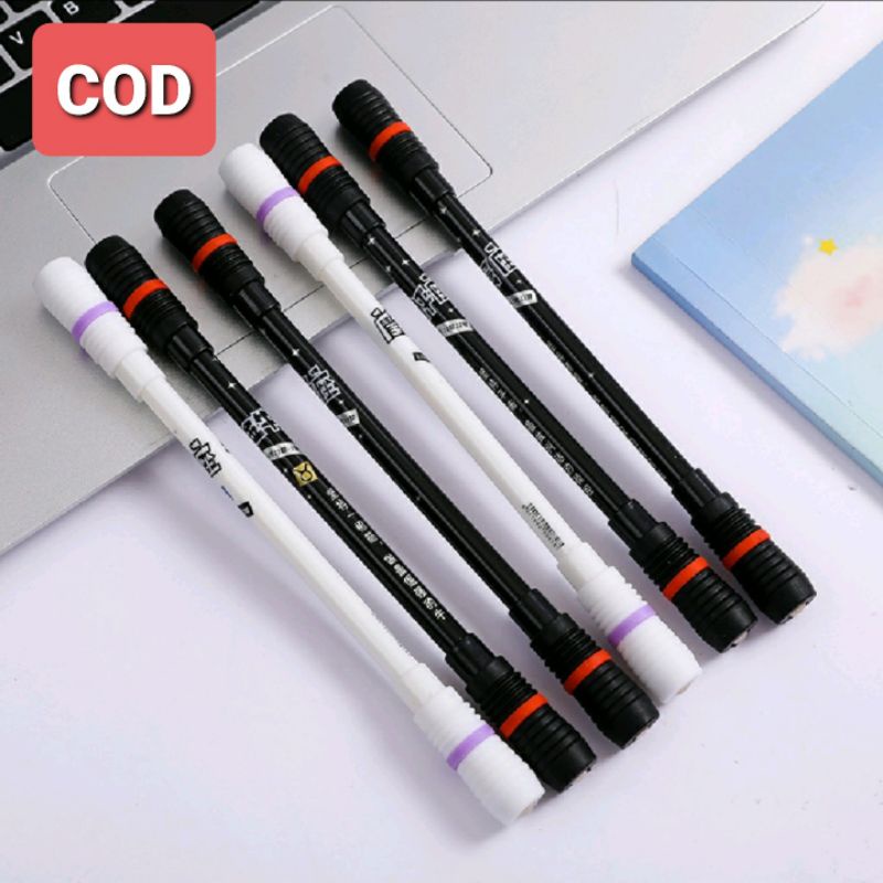 AESTHETIC SPINNING PEN BALANCE TERBARU ANTI SLIP PEN PUTAR PEN ANTI STRES PEN AJAIB