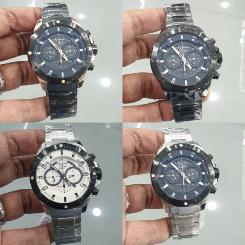 Jam Tangan Alexander Christie 6529 AC 6529 AC 6529 Analog Tali Stainless Mesin Baterai Original ukur